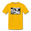 Friedrichshain Graffiti - Kinder Premium T-Shirt - Sonnengelb