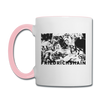 Friedrichshain Graffiti - Tasse zweifarbig - Weiß/Pink