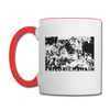 Friedrichshain Graffiti - Tasse zweifarbig - Weiß/Rot