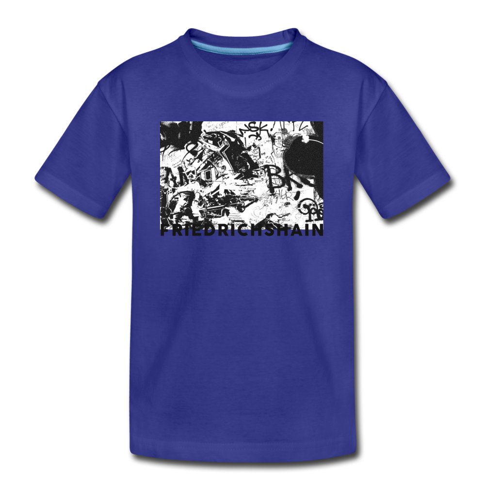 Friedrichshain Graffiti - Teenager Premium T-Shirt - Königsblau