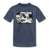 Friedrichshain Graffiti - Teenager Premium T-Shirt - Blau meliert