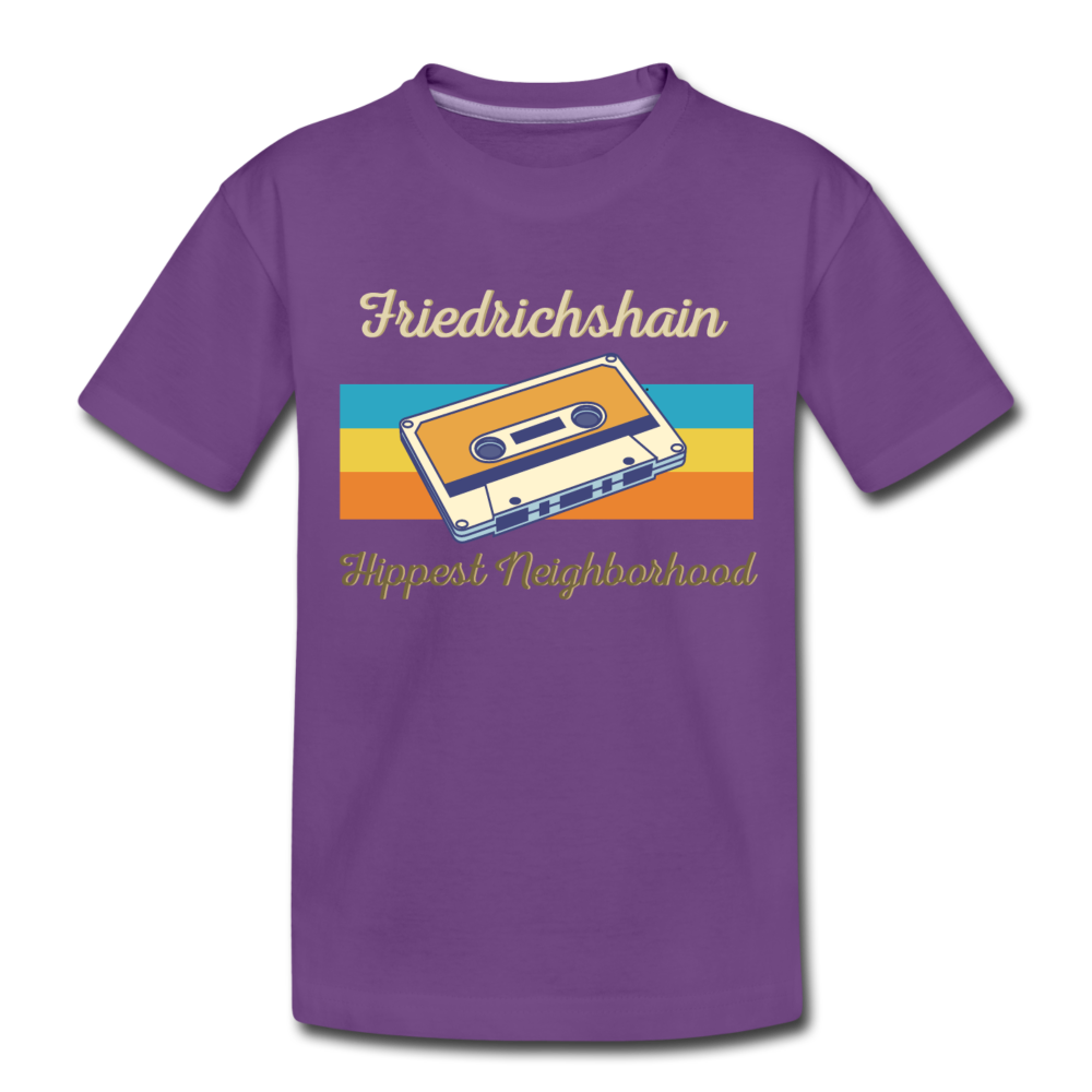 Friedrichshain Hippest Neighborhood - Teenager Premium T-Shirt - Lila
