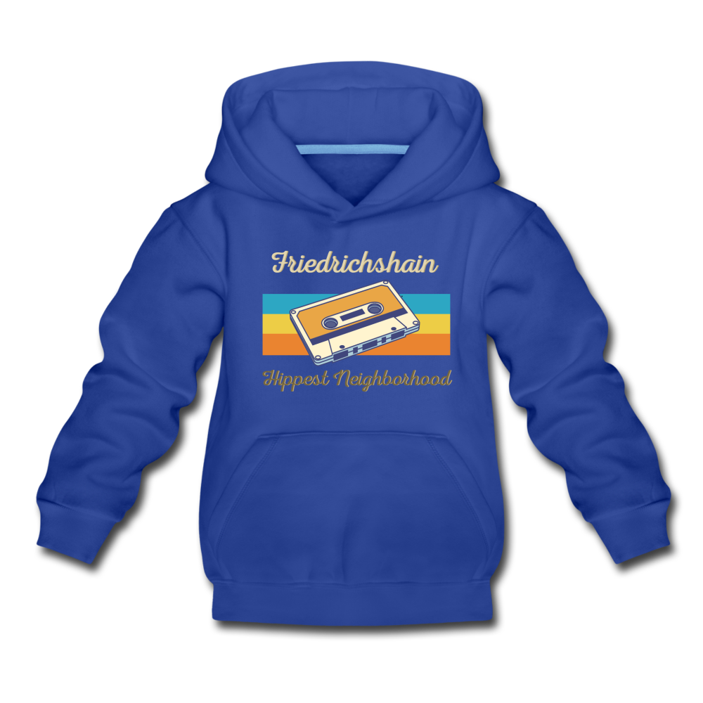 Friedrichshain Hippest Neighborhood - Kinder Premium Hoodie - Royalblau