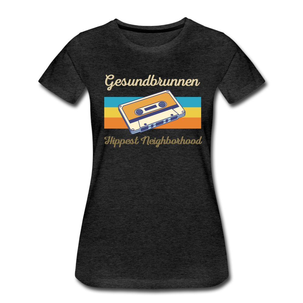 Gesundbrunnen Hippest Neighborhood - Frauen Premium T-Shirt - Anthrazit