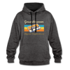 Gesundbrunnen Hippest Neighborhood - Kontrast Hoodie - Anthrazit/Schwarz