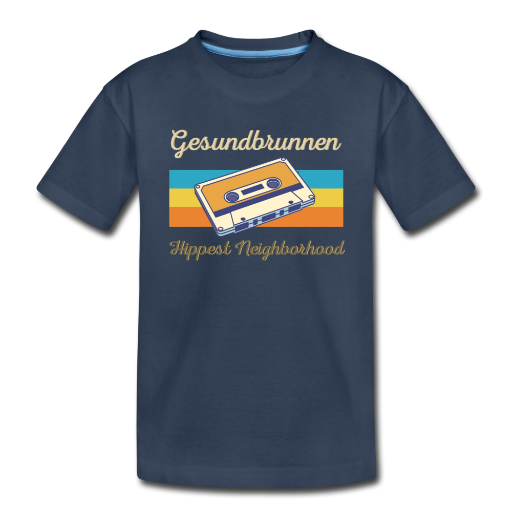 Gesundbrunnen Hippest Neighborhood - Teenager Premium T-Shirt - Navy