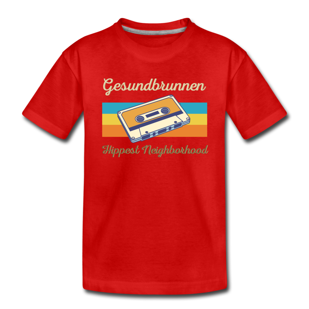 Gesundbrunnen Hippest Neighborhood - Teenager Premium T-Shirt - Rot