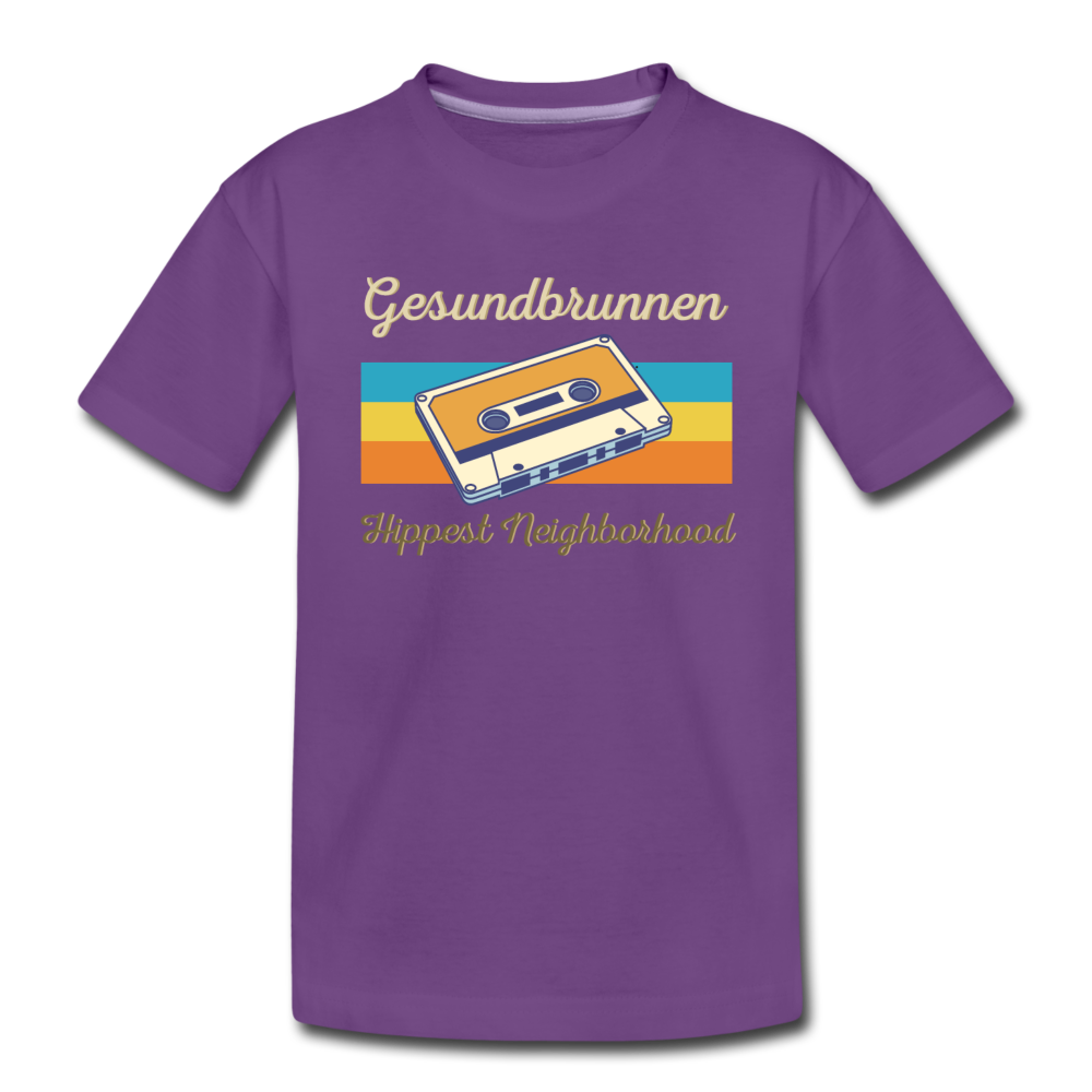 Gesundbrunnen Hippest Neighborhood - Teenager Premium T-Shirt - Lila