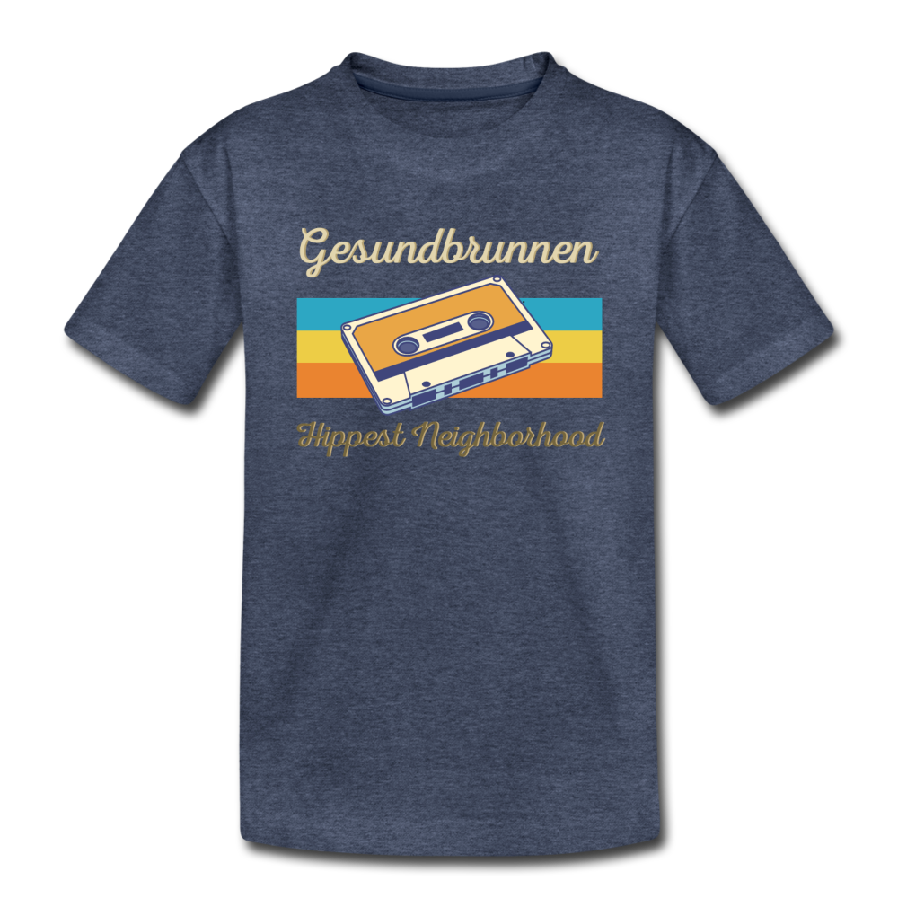 Gesundbrunnen Hippest Neighborhood - Teenager Premium T-Shirt - Blau meliert