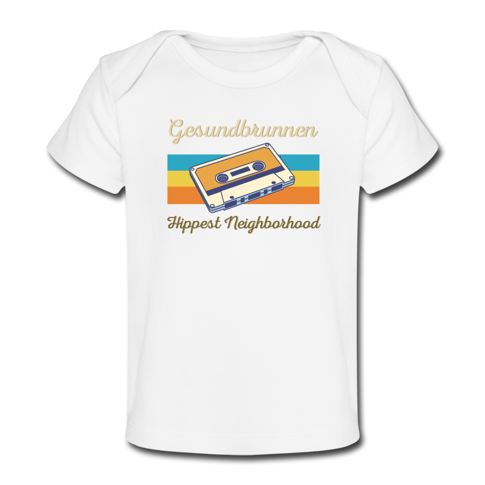Gesundbrunnen Hippest Neighborhood - Baby Bio T-Shirt - Weiß
