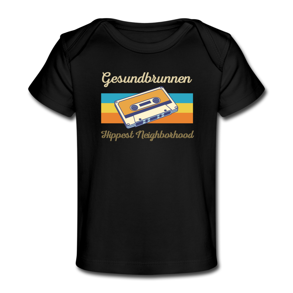 Gesundbrunnen Hippest Neighborhood - Baby Bio T-Shirt - Schwarz