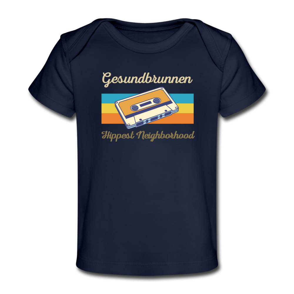 Gesundbrunnen Hippest Neighborhood - Baby Bio T-Shirt - Dunkelnavy