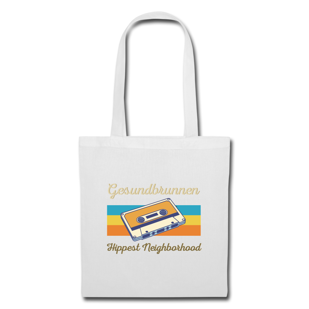 Gesundbrunnen Hippest Neighborhood - Stoffbeutel - Weiß