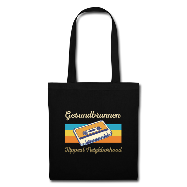 Gesundbrunnen Hippest Neighborhood - Stoffbeutel - Schwarz