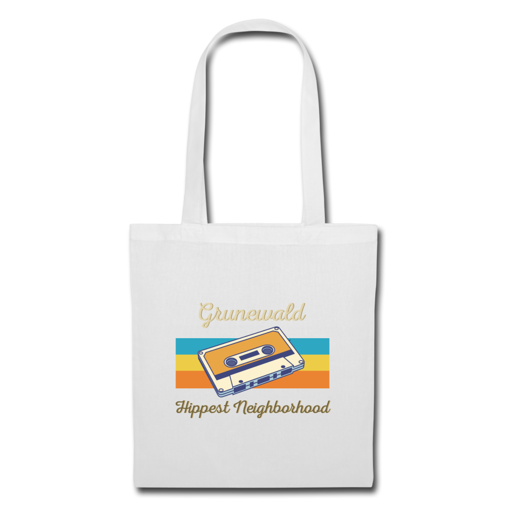 Grunewald Hippest Neighborhood - Stoffbeutel - Weiß