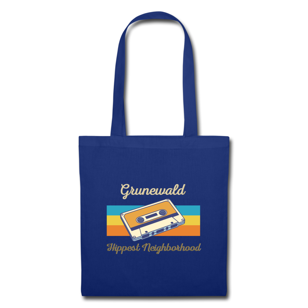Grunewald Hippest Neighborhood - Stoffbeutel - Royalblau
