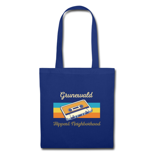 Grunewald Hippest Neighborhood - Stoffbeutel - Royalblau