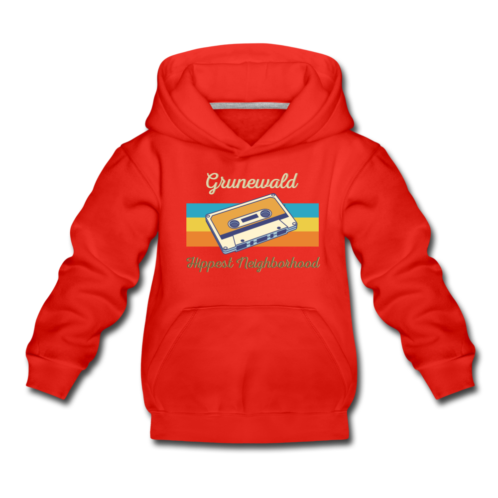 Grunewald Hippest Neighborhood - Kinder Premium Hoodie - Rot