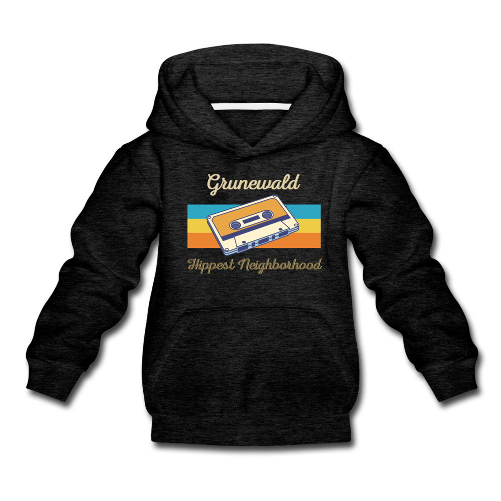 Grunewald Hippest Neighborhood - Kinder Premium Hoodie - Anthrazit