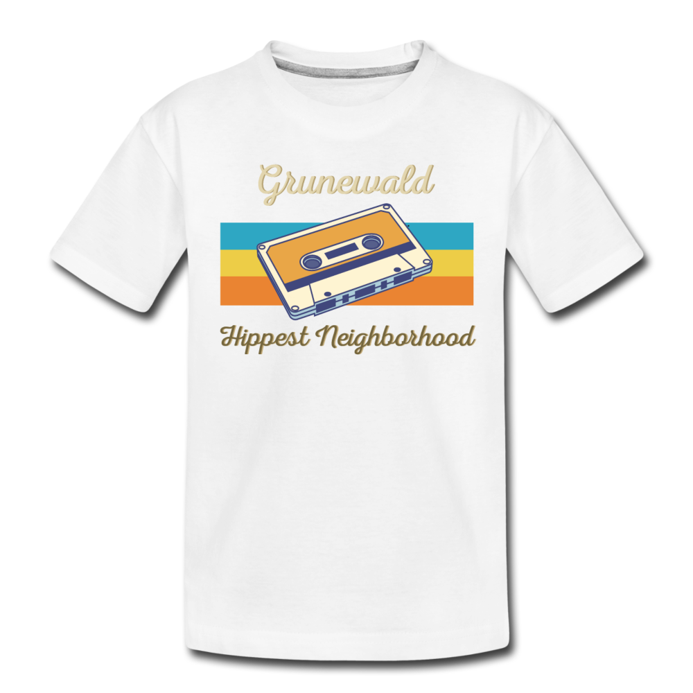 Grunewald Hippest Neighborhood - Teenager Premium T-Shirt - Weiß