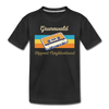 Grunewald Hippest Neighborhood - Teenager Premium T-Shirt - Schwarz