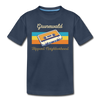 Grunewald Hippest Neighborhood - Teenager Premium T-Shirt - Navy
