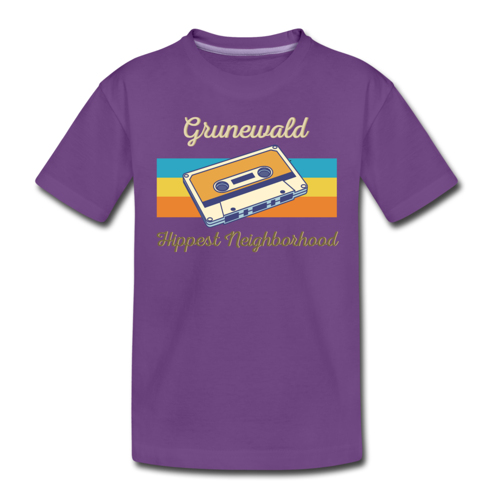Grunewald Hippest Neighborhood - Teenager Premium T-Shirt - Lila
