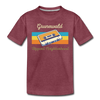 Grunewald Hippest Neighborhood - Teenager Premium T-Shirt - Bordeauxrot meliert