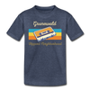 Grunewald Hippest Neighborhood - Teenager Premium T-Shirt - Blau meliert