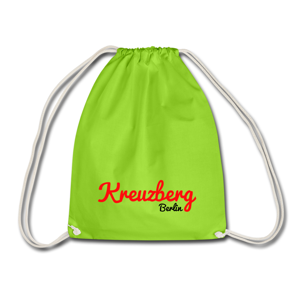 Kreuzberg Berlin - Turnbeutel - Neongrün