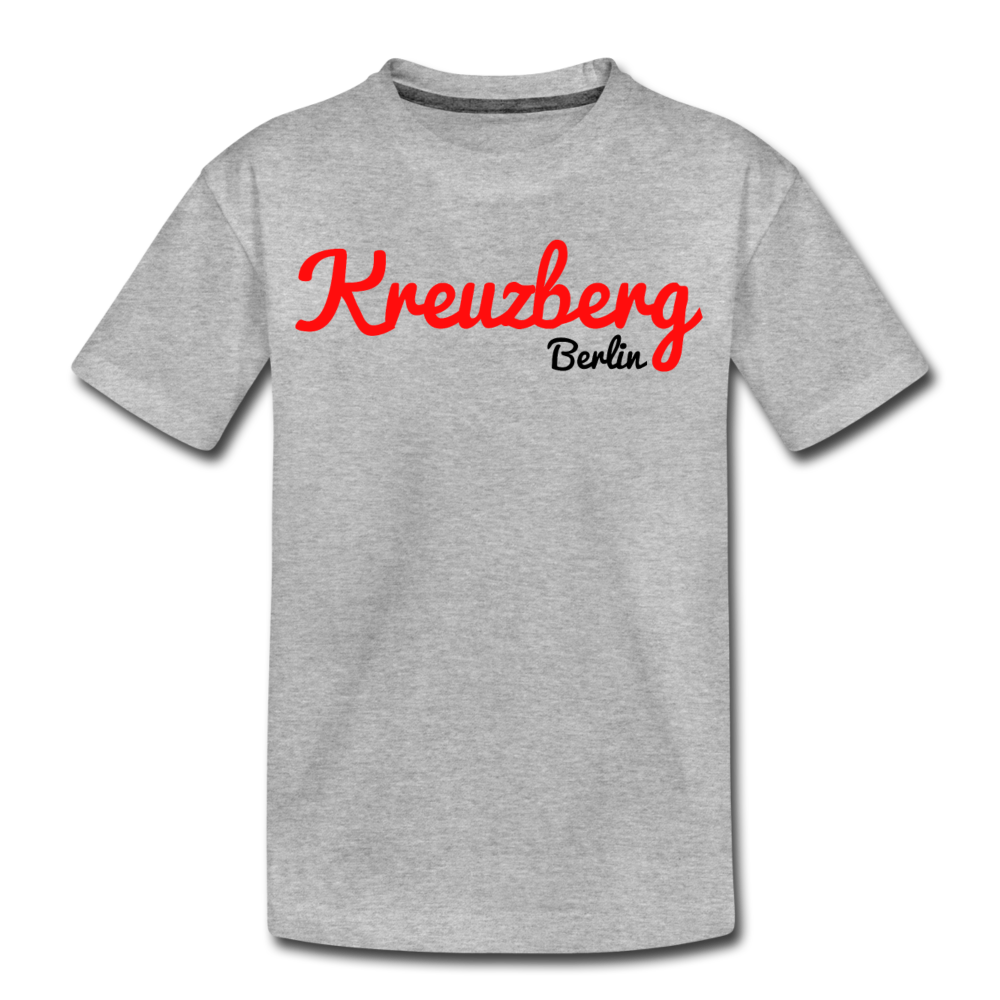 Kreuzberg Berlin - Teenager Premium T-Shirt - Grau meliert
