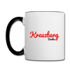 Kreuzberg Berlin - Tasse zweifarbig - Weiß/Schwarz