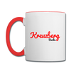 Kreuzberg Berlin - Tasse zweifarbig - Weiß/Rot