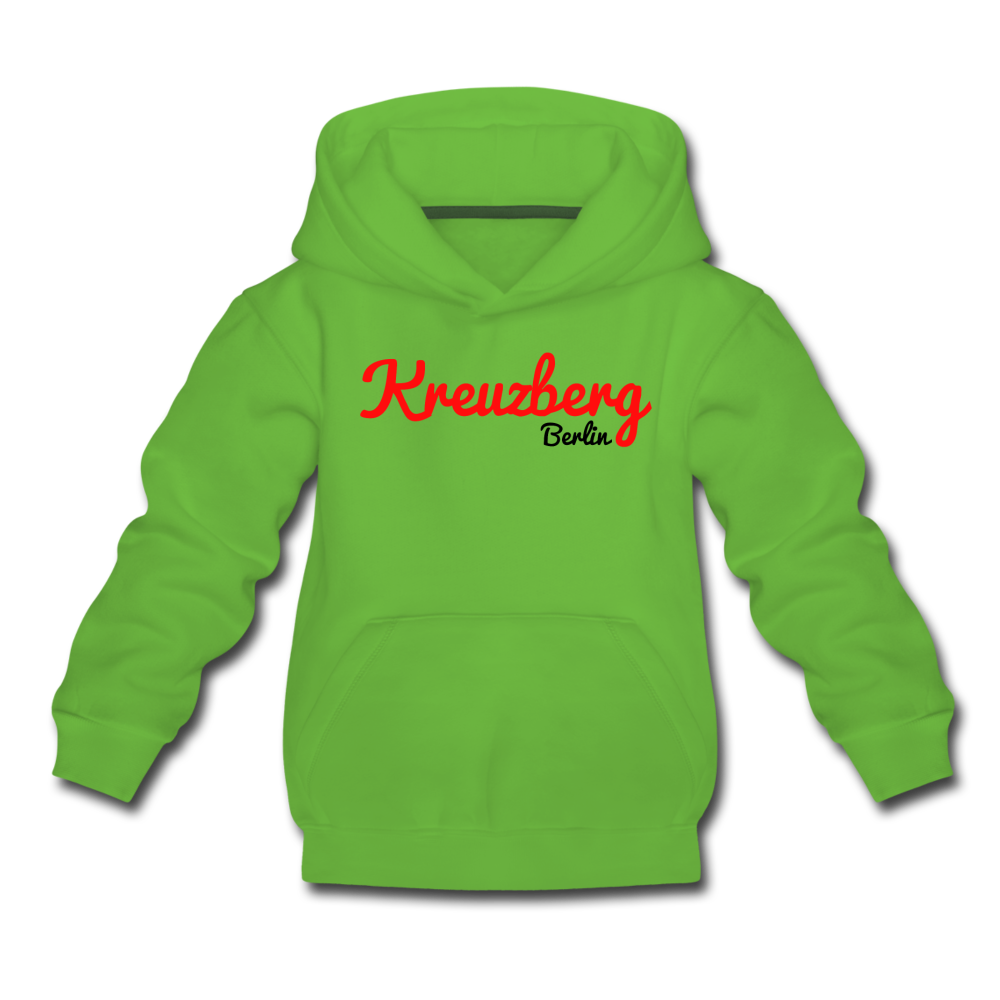 Kreuzberg Berlin - Kinder Premium Hoodie - Hellgrün