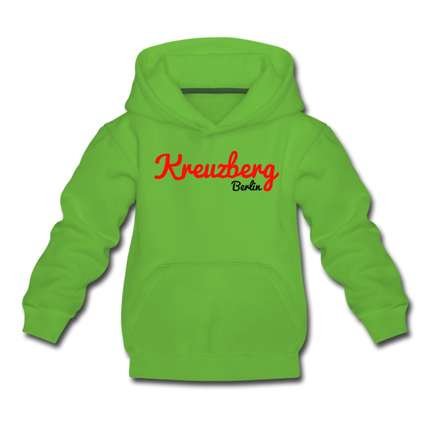Kreuzberg Berlin - Kinder Premium Hoodie - Hellgrün