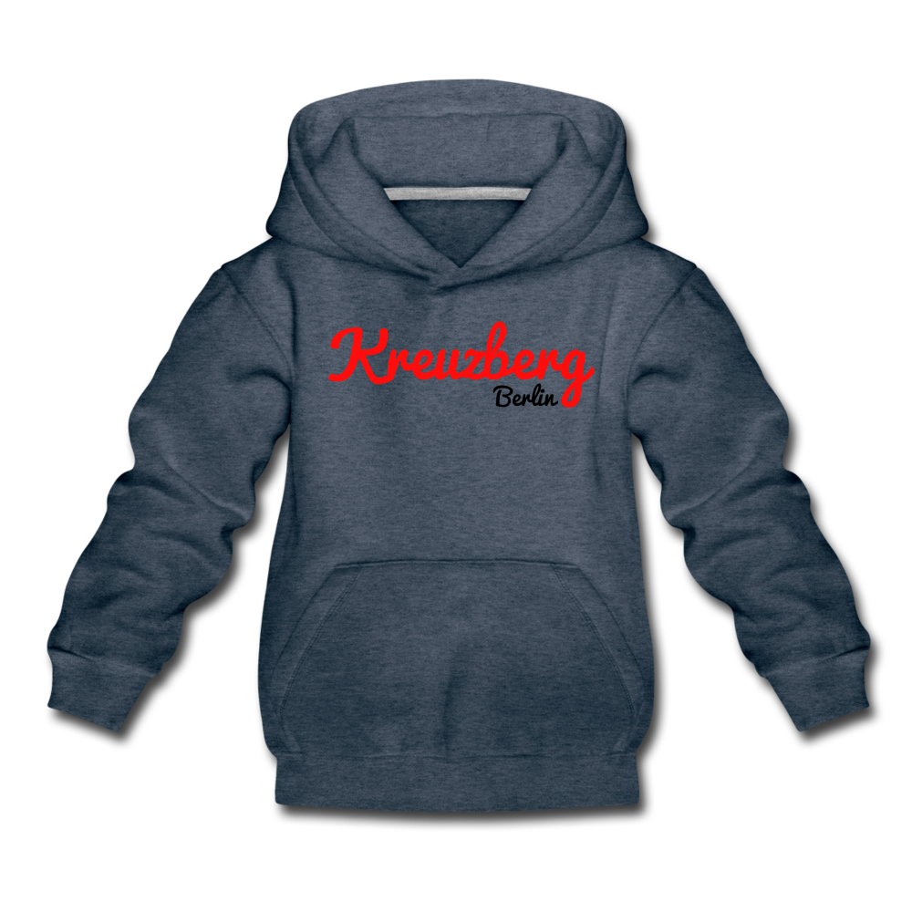 Kreuzberg Berlin - Kinder Premium Hoodie - Jeansblau