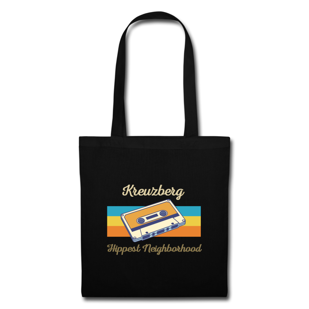 Kreuzberg Hippest Neighborhood - Stoffbeutel - Schwarz