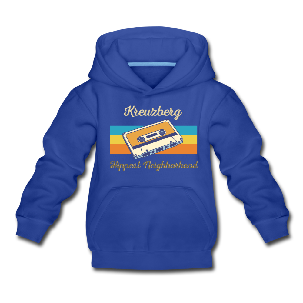 Kreuzberg Hippest Neighborhood - Kinder Premium Hoodie - Royalblau