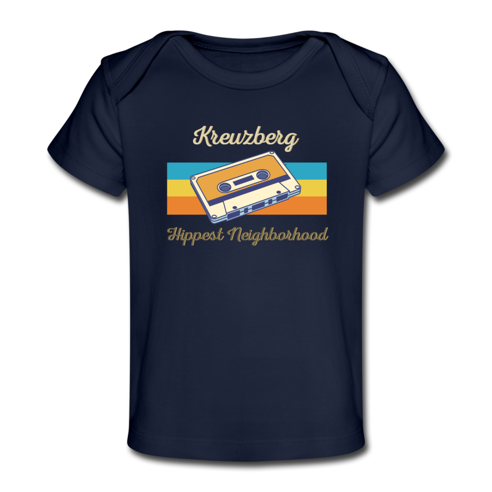 Kreuzberg Hippest Neighborhood - Baby Bio T-Shirt - Dunkelnavy