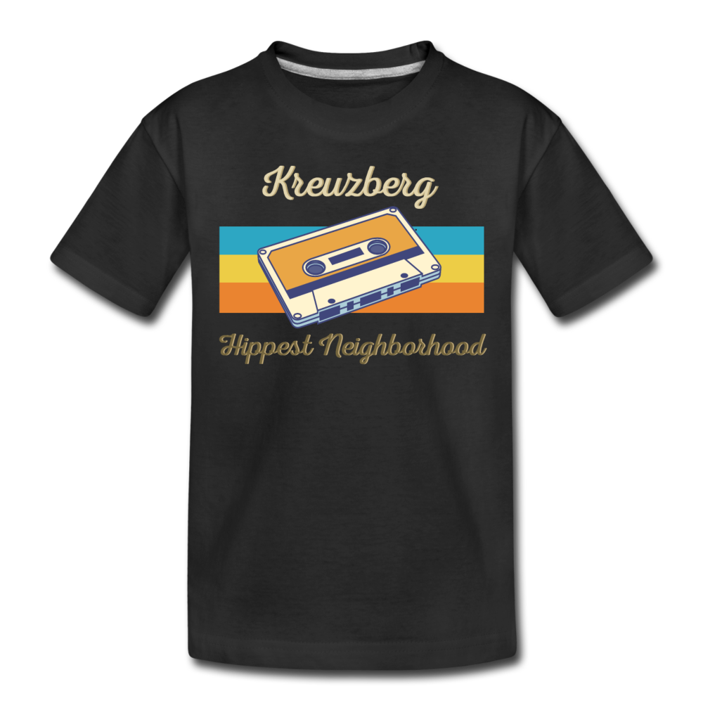 Kreuzberg Hippest Neighborhood - Teenager Premium T-Shirt - Schwarz