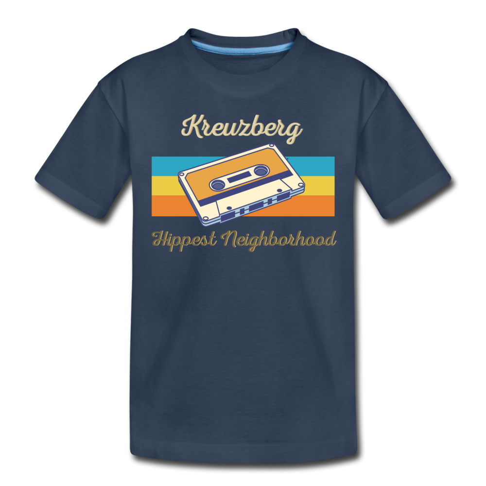Kreuzberg Hippest Neighborhood - Teenager Premium T-Shirt - Navy
