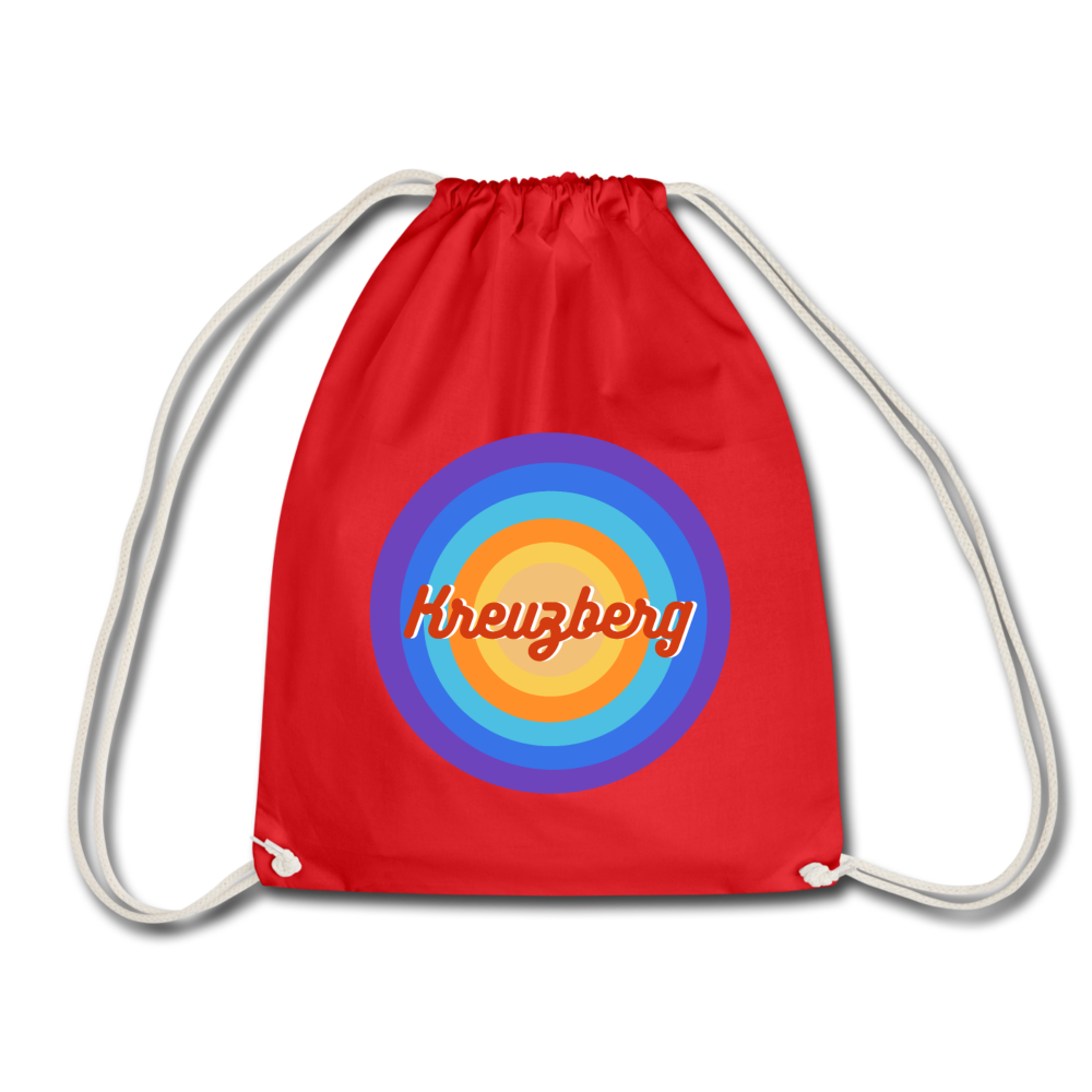 Kreuzberg Retro - Turnbeutel - Rot