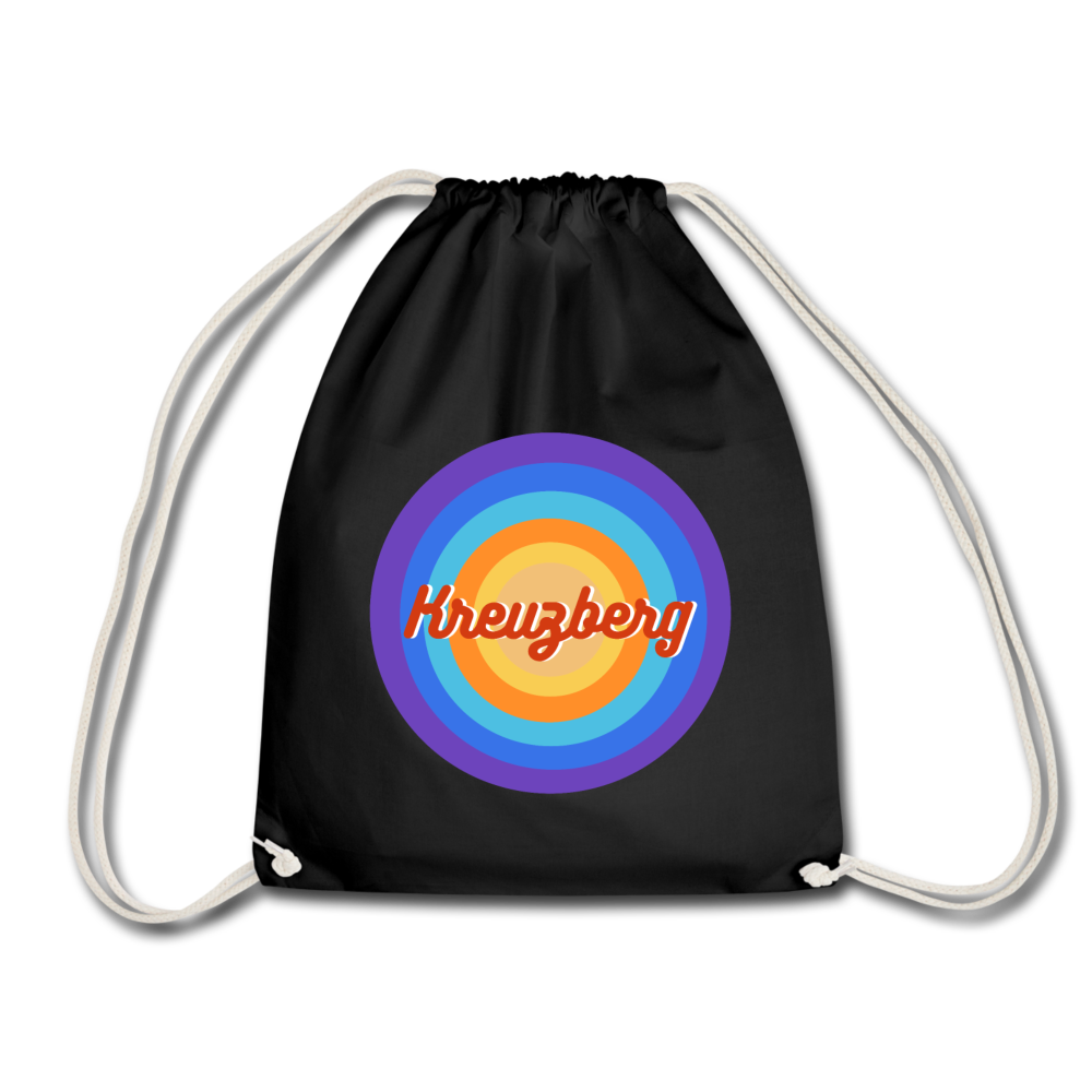 Kreuzberg Retro - Turnbeutel - Schwarz