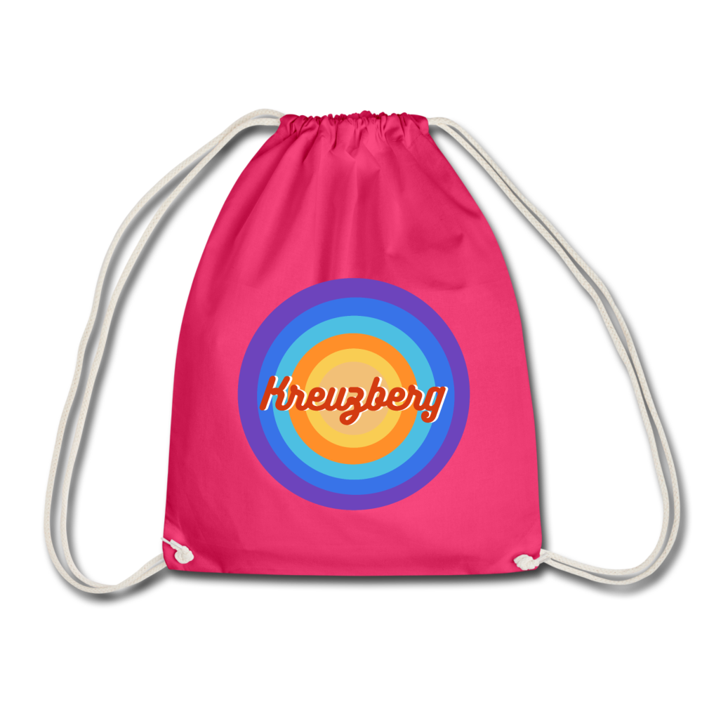 Kreuzberg Retro - Turnbeutel - Fuchsia