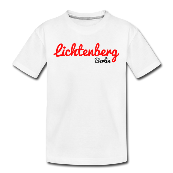 Lichtenberg Berlin - Teenager Premium T-Shirt - Weiß