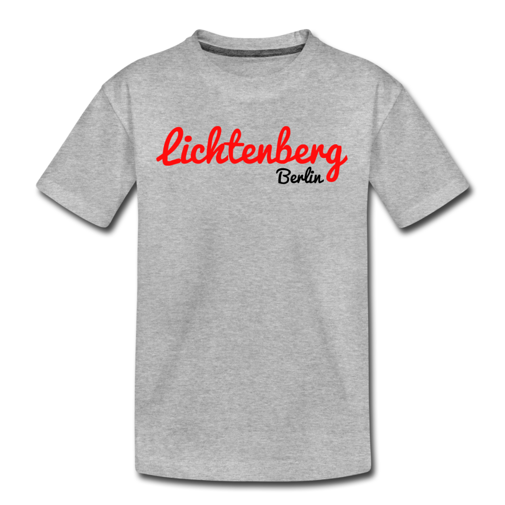 Lichtenberg Berlin - Teenager Premium T-Shirt - Grau meliert