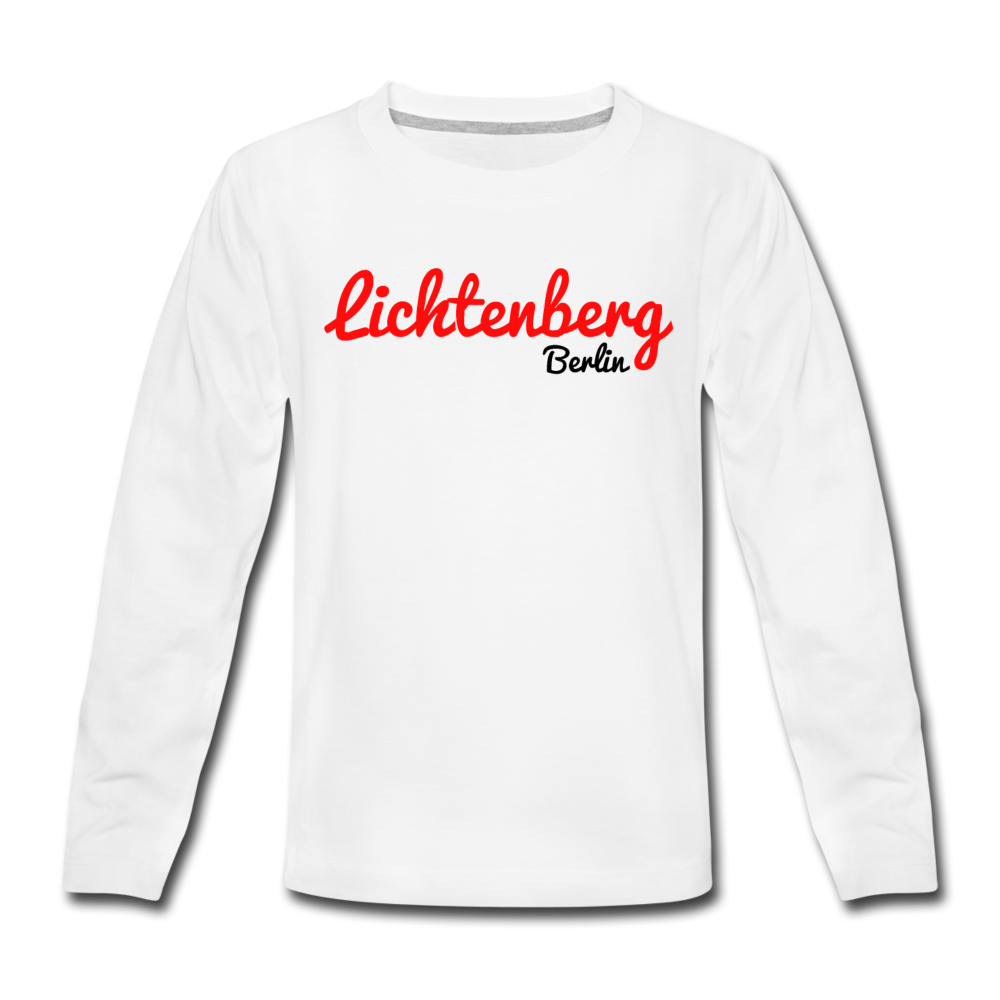 Lichtenberg Berlin - Kinder Langarmshirt - Weiß