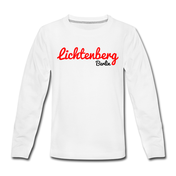 Lichtenberg Berlin - Kinder Langarmshirt - Weiß