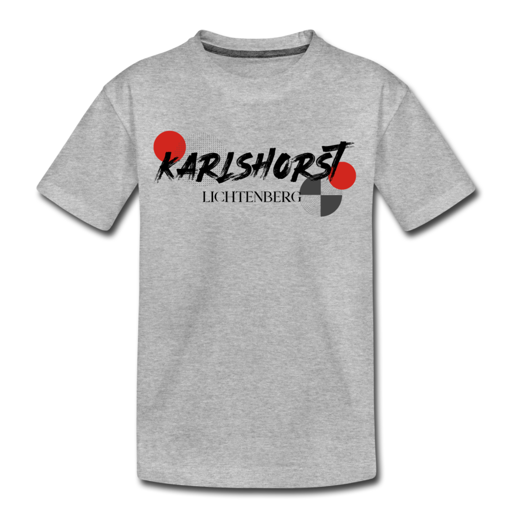 Karlshorst - Teenager Premium T-Shirt - Grau meliert