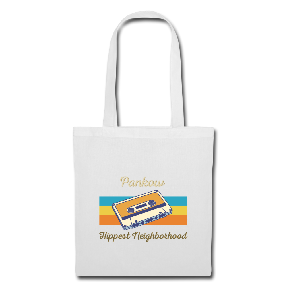 Pankow Hippest Neighborhood - Stoffbeutel - Weiß